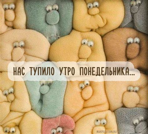 Нас тупило утро понедельника