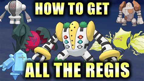 HOW TO GET ALL REGIS IN POKEMON SWORD AND SHIELD CROWN TUNDRA ...
