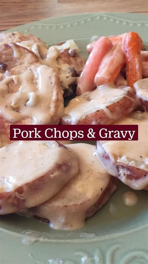 Pork Chops & Gravy Recipe ~ Comfort Food!!!