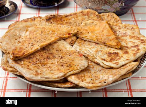 Moroccan filled Msemmen for ramadan Stock Photo - Alamy