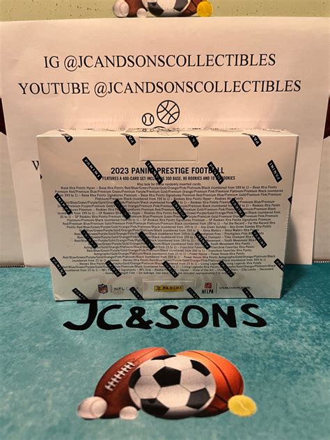 2023 Panini NFL Prestige Mega Box – JC and Sons Collectibles