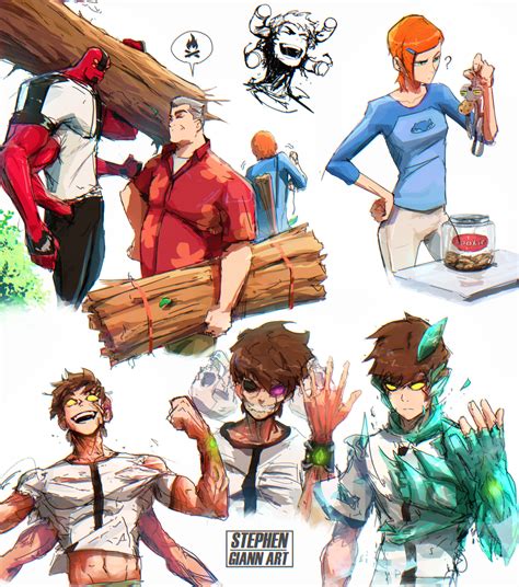 Gwen Tennyson :: Ben Tennyson :: Ben 10 (Бен 10) :: stephengiannart