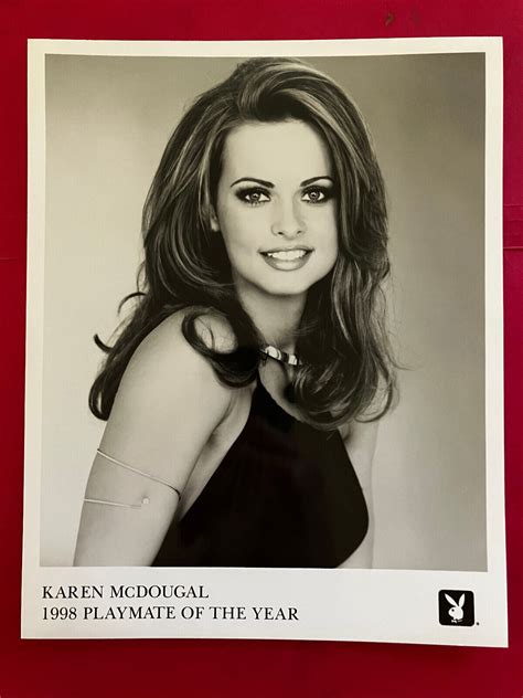 Karen McDougal , Playboy Playmate , original vintage press headshot