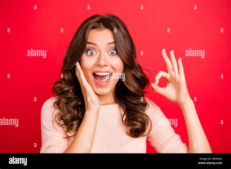 incredible news stylish surprised impressed person lady  stock