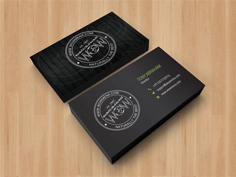 Wow Meena - Business Card - Portfolio