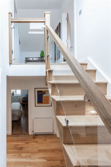 A Light, Bright & Airy Conversion - Contemporary - Staircase - London ...