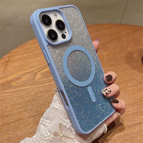 Designing for iPhone 12 Mini Phone Case,Compatible with Mag-Safe,Bling