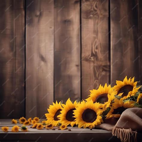 Premium Photo | A woman laying on a bed of sunflowers