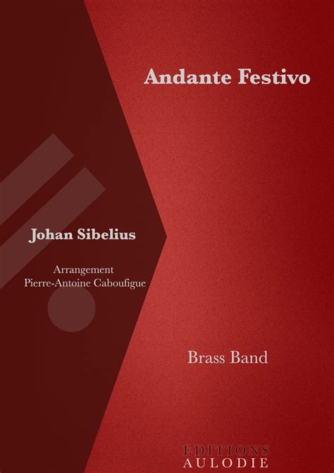 Sheet Music [Brass Band]: Andante Festivo - Johan Sibelius