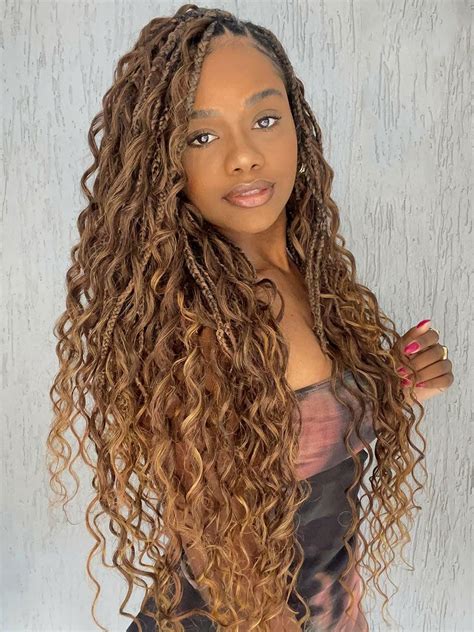 Amazon.com : 18 Inch 7 Packs Boho Box Braids Crochet Hair for women ...