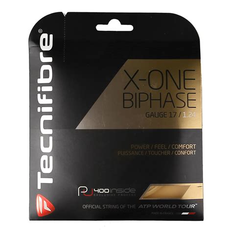 Buy Tecnifibre X-One Biphase String Set 12,2m Ecru online | Tennis Point UK