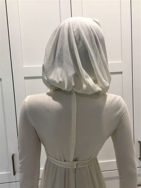 70’s Hooded Wedding Gown, House of Bianchi 1970’s Wedding Dress