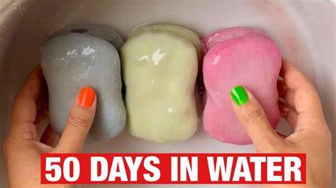 50 ДНЕЙ В ВОДЕ / РАЗМОКШЕЕ МЫЛО СЕЙФГАРД / АСМР МЫЛО / SOAKED SOAP ...