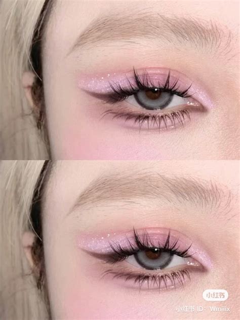 🦢 ‧ ₊ 🩰 | Eye makeup, Asian eye makeup, Glitter makeup