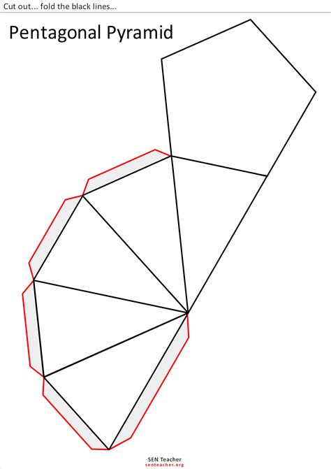 Pirámide Hexagonal Para Armar 5