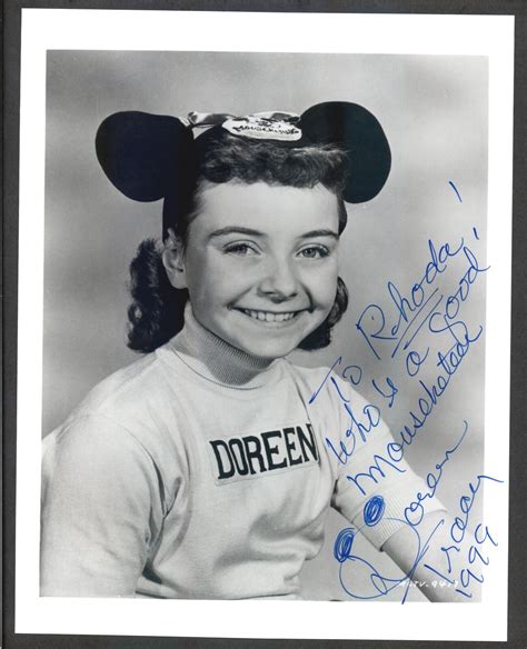 Doreen Tracey - Signed Vintage Celebrity Autograph Photo - Disney