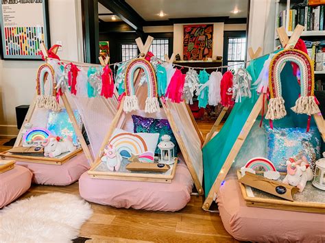 Indoor Tent Parties | Firefly Slumber Parties | Nashville, TN