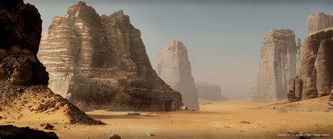 Alien Desert Landscape – Pino Gengo