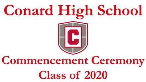 Conard High School Graduation - Class of 2020 : WHC-TV : Free Download ...