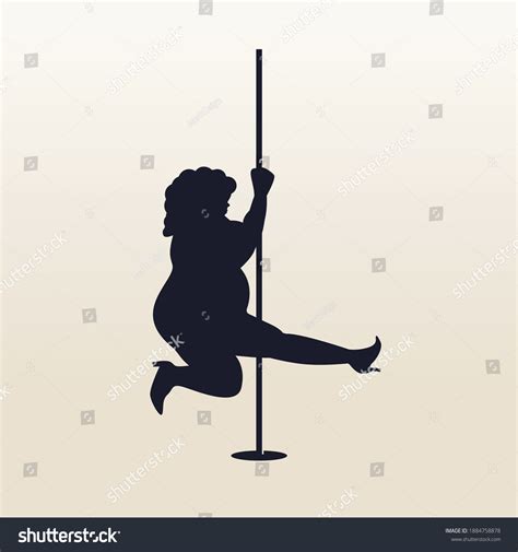 Fat Striptease Dancer Vector Illustration: เวกเตอร์สต็อก (ปลอดค่า