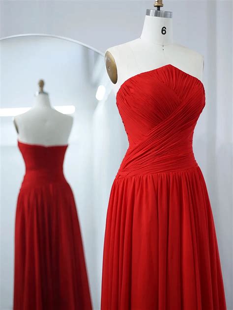 long prom dresses red 5