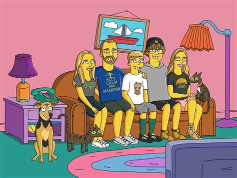 The Simpsons Family Portrait