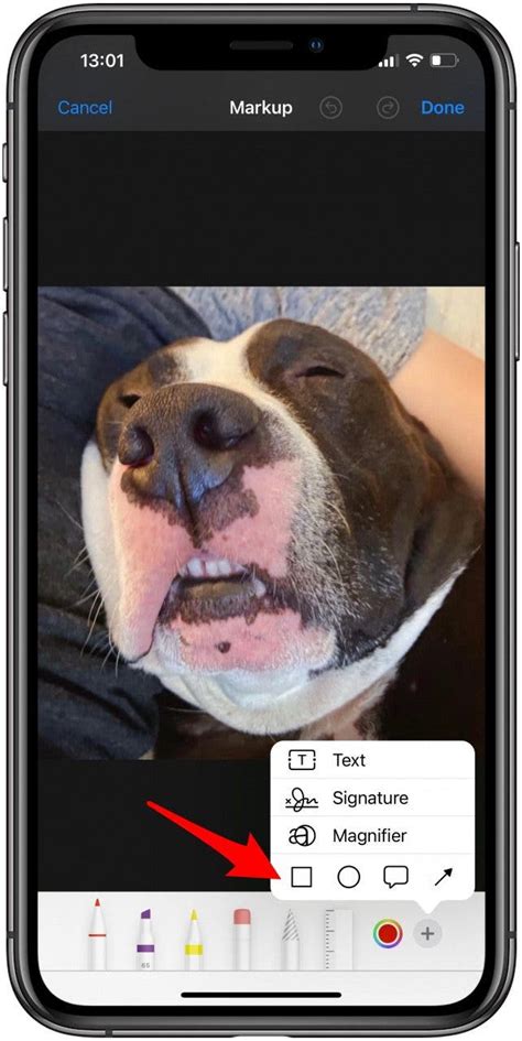 how to markup a file on iphone