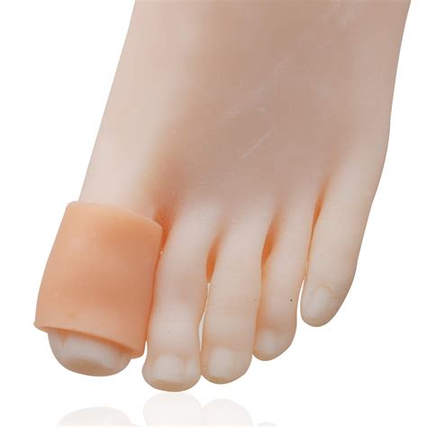10 Gel Toe Sleeves Corn Cushion Silicone Protectors - Reduce Friction