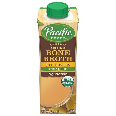 Pacific Foods Organic Chicken Bone Broth, 8oz - Walmart.com