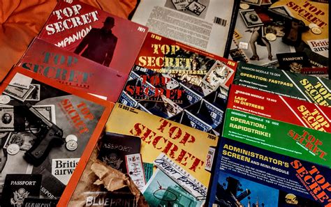Top Secret - Classic Cold War Espionage RPG - Or an excuse to shoot