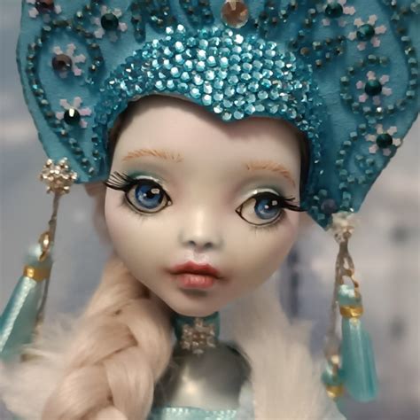 Snegurochka/ Snow Maiden Winter Dolls Collection/ OOAK Custom Monster ...