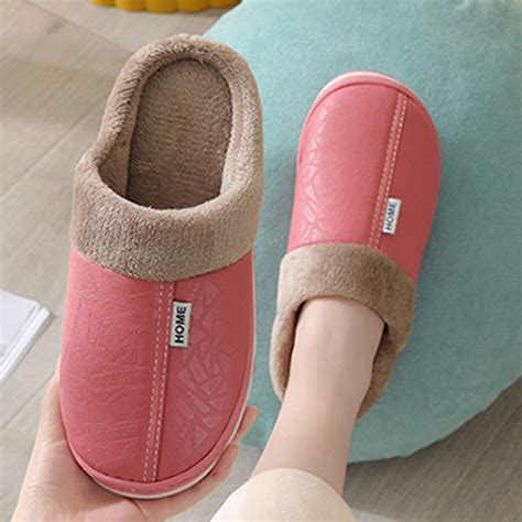 Aueoeo Arch Support Slippers Women, Women's Fuzzy Memory Foam Slip on House Slippers Cozy Soft ...