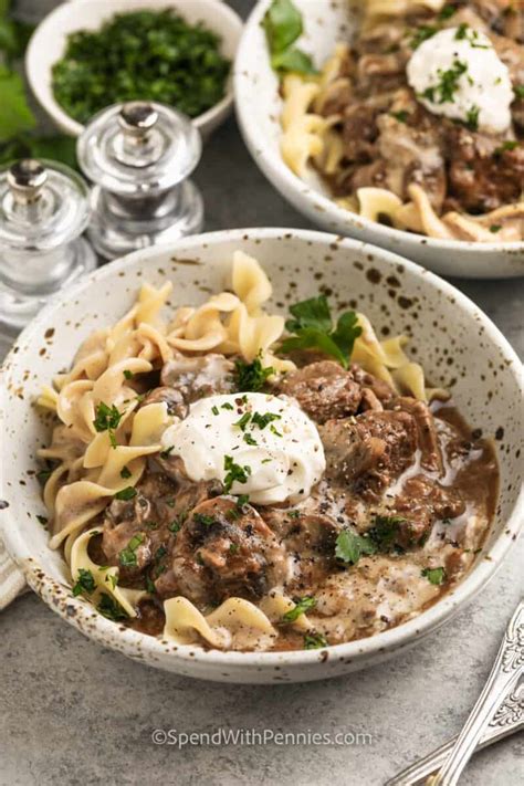 Instant Pot Beef Stroganoff 