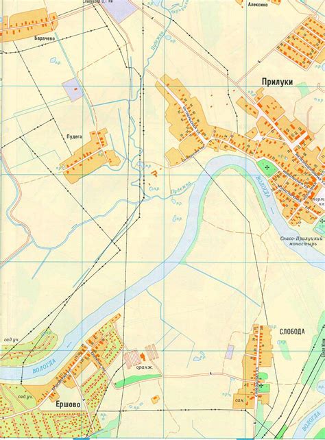 Топографические карты - Вологодская область - Вологда