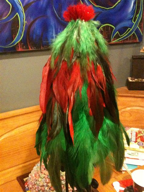 featherchristmastree diy christmas tree topper christmas tree