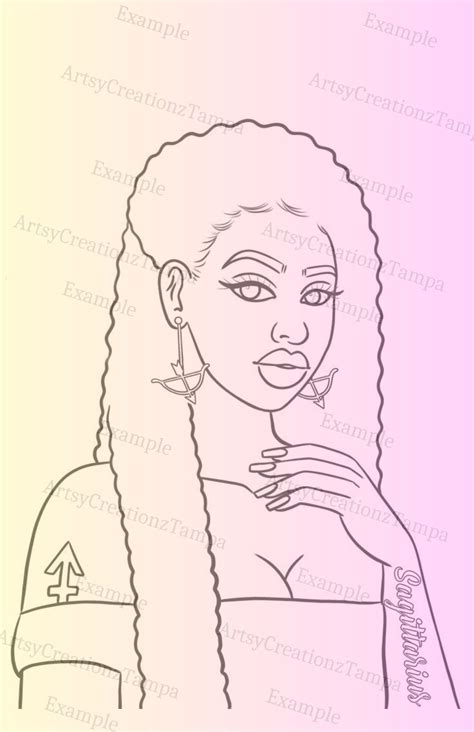 Zodiac Baddies/ Sagg Season Paint Party Presketched Canvas Stencil