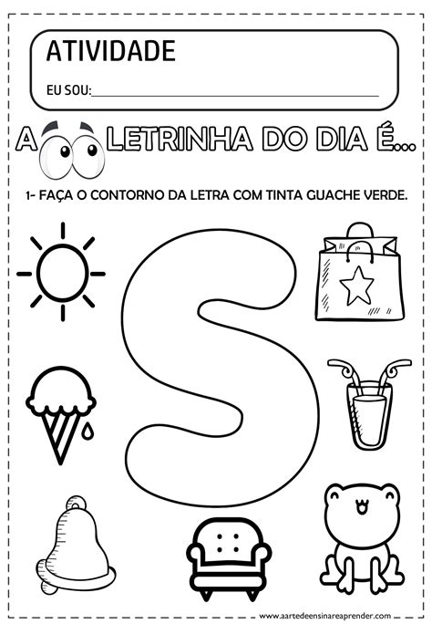 Atividade Com A Letra S