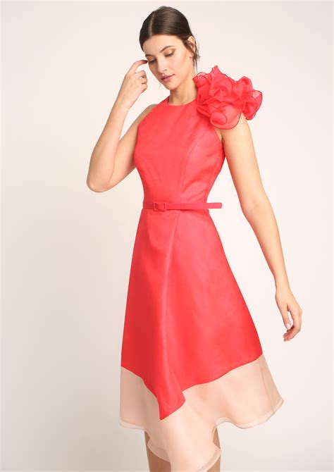 coral color dresses women's dresses 6