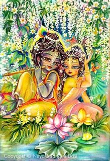 Radha Krishna at lotus-pond - ISKCON desire tree | Krishna a… | Flickr