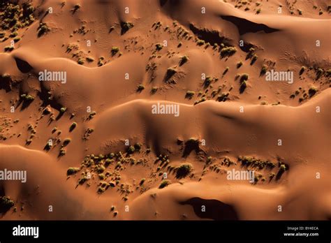 Aerial view over sand dunes, Namib Desert, Namibia Stock Photo - Alamy
