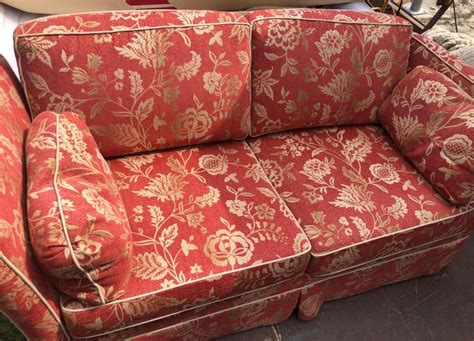 Very Elegant Fabric Sofa with Floral Motifs For Sale at 1stDibs ...