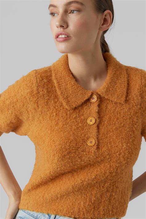 Vero Moda, Пуловер със среднодълги ръкави - eMAG.bg