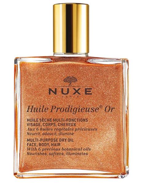 NUXE Золотое масло для лица, тела и волос Huile Продижьез Or Multi ...