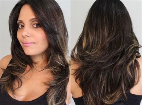 Cabelo Preto Com Mechas Douradas - Cabelo Preto com Mechas – 50 Ideias Lindas com Mechas e Luzes!