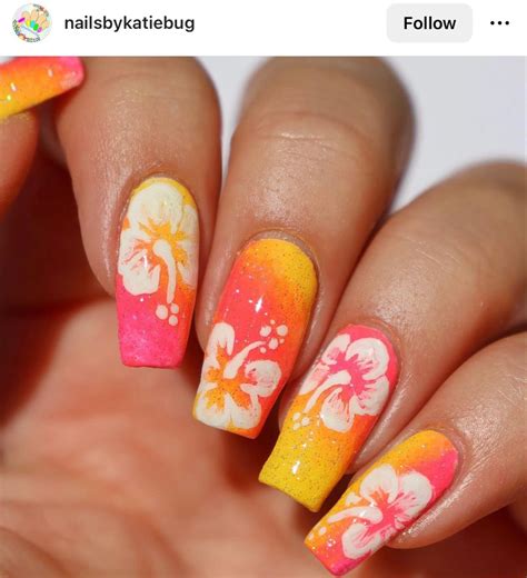 Pin by Hannah Caldwell on Nail colors | Summer nails, Flower toe nails