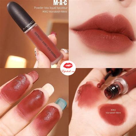 Review Son Kem MAC 982 Marrakesh-mere Đỏ Đất Sành Điệu Nhất