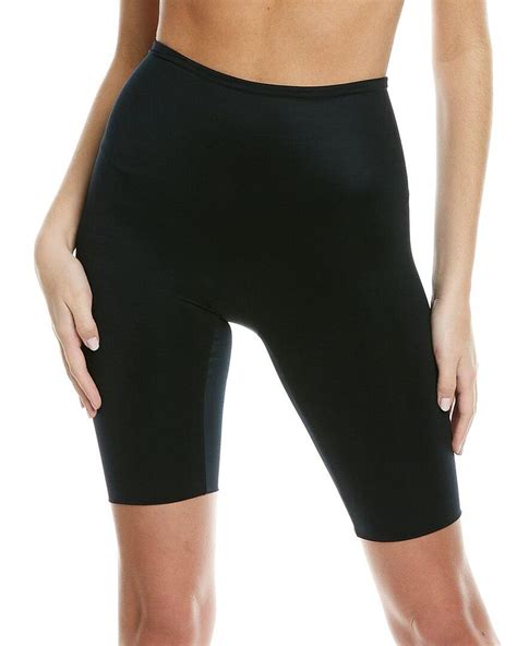 Spanx Power Conceal-her Extended Mid-thigh Short in Black | Lyst UK