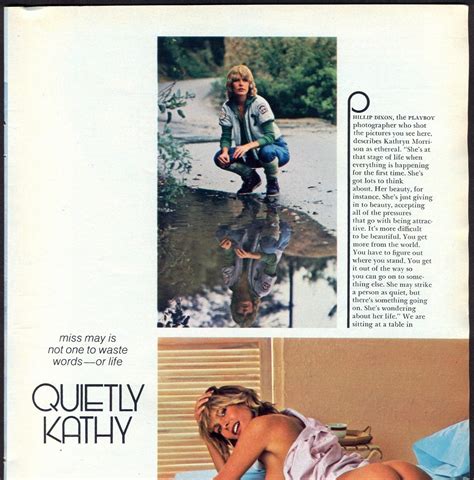 1970s Playboy Playmate KATHRYN MORRISON, 12-Page Magazine Pullout. Free