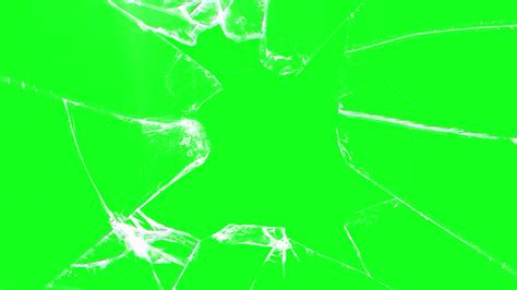 shatter glass green screen footage 20814706 Stock Video at Vecteezy