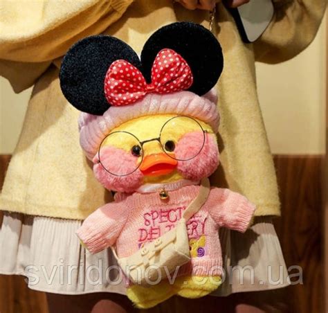 Качка Лалафанфан Lalafanfan Duck плюшеві іграшки популярна іграшка м ...